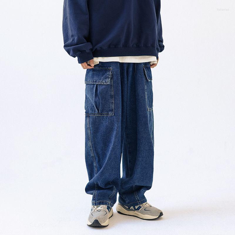 Men's Jeans Blue Black Baggy Men Fashion Casual Pocket Cargo Streetwear Hip Hop Loose Straight Denim Pants Mens Trousers
Men's Jeans Blue Black Baggy Men Fashion Casual Pocket Cargo Streetwear Hip Hop Loose Straight Denim Pants Mens Trousers