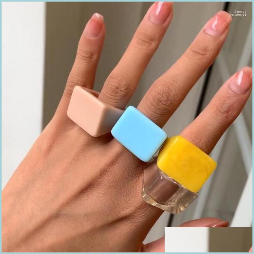 Cluster Rings Cluster Rings Ingesight Z Punk Transparent Acrylic Geometric Square Rainbow Colourf Resin Knuckle Finger For Women Gir Dhupd
Cluster Rings Cluster Rings Ingesight Z Punk Transparent Acrylic Geometric Square Rainbow Colourf Resin Knuckle Finger For Women Gir Dhupd