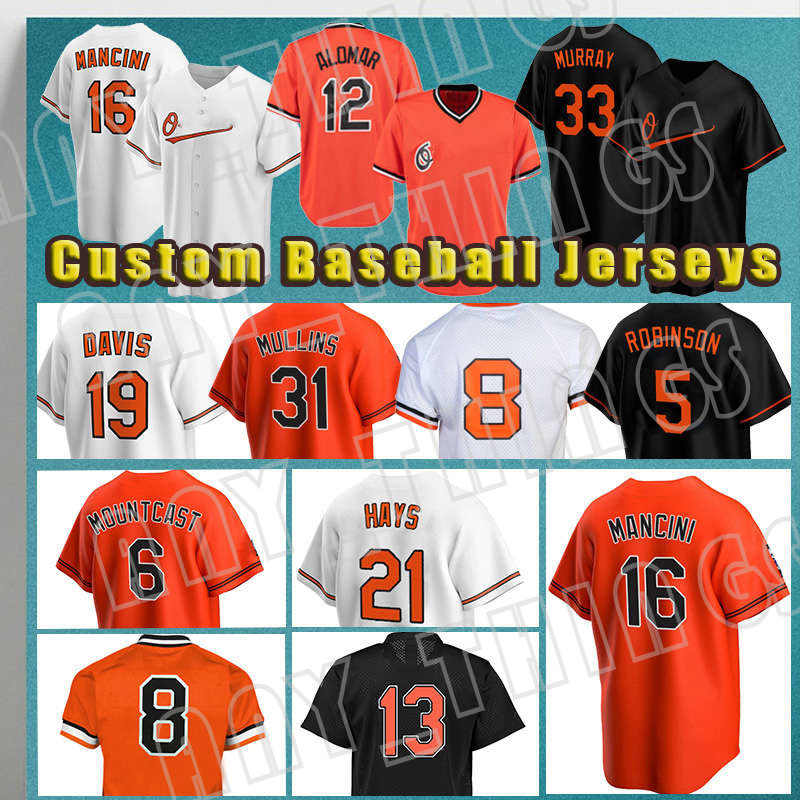 12 Rougned Odor Baseball 21 Austin Hays Jersey Cal Ripken Jr. Chris Davis Trey Mancini Orioles Jorge Mateo Roberto Alomar Baltimores Anthony Santander Eddie Murray