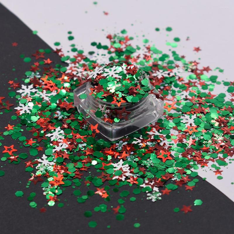 Nail Glitter 20g/Bag Christmas Art 3D Laser Colorful Mulit-shape Sequins DIY Mix Hexagon Shape Flakes Manicure Decorations
Nail Glitter 20g/Bag Christmas Art 3D Laser Colorful Mulit-shape Sequins DIY Mix Hexagon Shape Flakes Manicure Decorations
