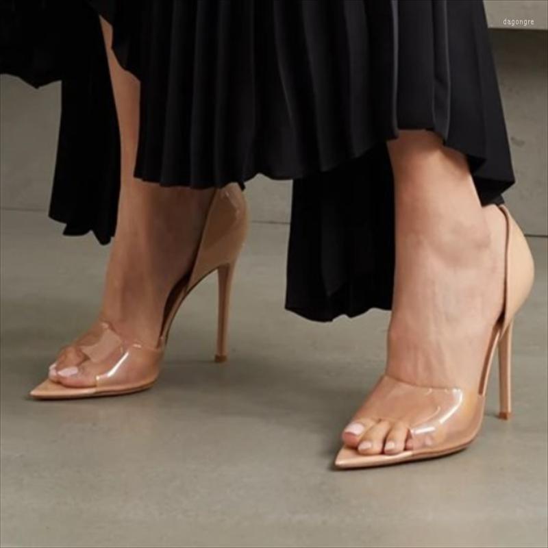 Sandals PVC Transparent High Heels Pointed Toe Open Female Pumps Patent Leather Slip On Ladies Elegant Wild Shoes For Women, Picture shown
Sandals PVC Transparent High Heels Pointed Toe Open Female Pumps Patent Leather Slip On Ladies Elegant Wild Shoes For Women, Picture shown
