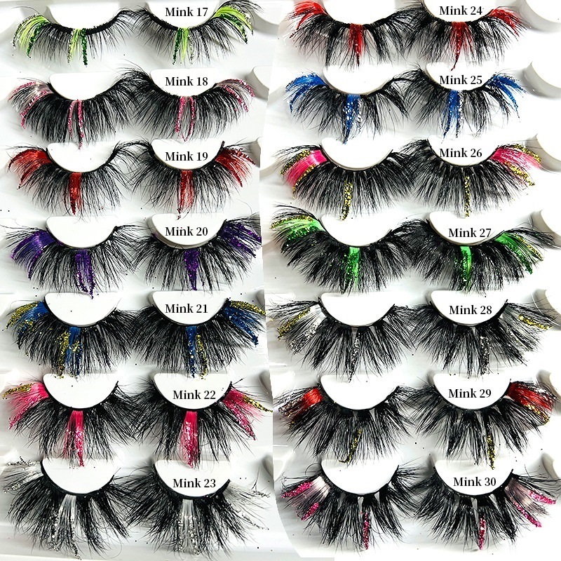 Thick Curly Glitter False Eyelashes Naturally Soft and Delicate Hand Made Reusable Multilayer Colorful Fake Lashes Full Strip Lash Makeup for Eyes DHL
Thick Curly Glitter False Eyelashes Naturally Soft and Delicate Hand Made Reusable Multilayer Colorful Fake Lashes Full Strip Lash Makeup for Eyes DHL