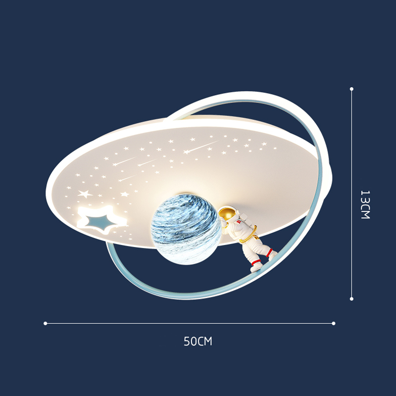 Children's Room Bedroom Ceiling Lights Modern Minimalist Creative Planet Warm Boys And Girls Room Ceilings Lamp For Living Rooms