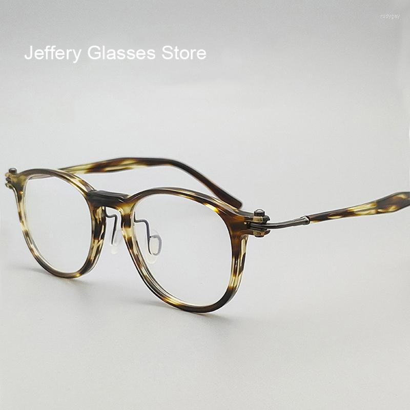 Sunglasses Frames Japanese Handmade Acetate Titanium Glasses Frame Vintage Square Men Prescription Eyeglasses Myopia Blue Light Eyewear
Sunglasses Frames Japanese Handmade Acetate Titanium Glasses Frame Vintage Square Men Prescription Eyeglasses Myopia Blue Light Eyewear