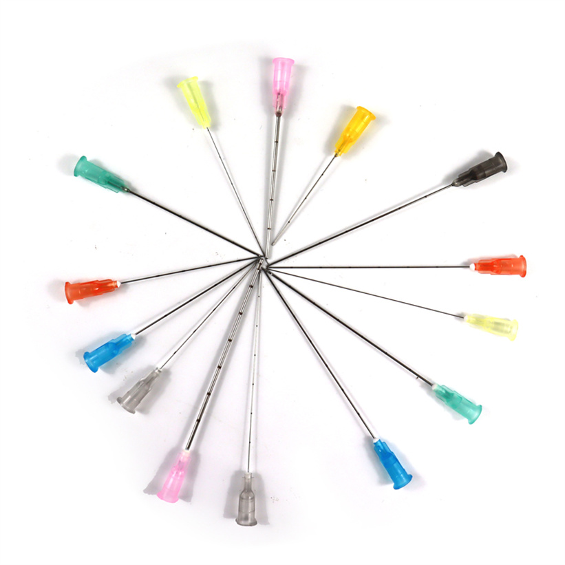 Blunt tip Cannula Needle 14g 16g 17g 18g 21g 22g 23g 25g 27g 30G X 25mm 38mm 50mm 70mm 100 Steel Cannual Sterilized Tube Cannula Piercings Disposable Dental Irrigation
Blunt tip Cannula Needle 14g 16g 17g 18g 21g 22g 23g 25g 27g 30G X 25mm 38mm 50mm 70mm 100 Steel Cannual Sterilized Tube Cannula Piercings Disposable Dental Irrigation