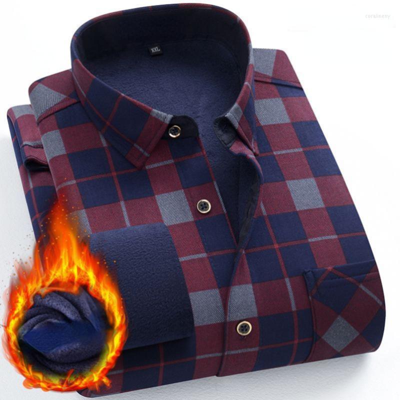 Men's Dress Shirts Warm Winter Fleece Mens Long Sleeve Shirt Plaid Single Patch Pocket Regular-fit Comfortable Casual Button-collar Gozbkf, Red blue small plaid
Men's Dress Shirts Warm Winter Fleece Mens Long Sleeve Shirt Plaid Single Patch Pocket Regular-fit Comfortable Casual Button-collar Gozbkf, Red blue small plaid