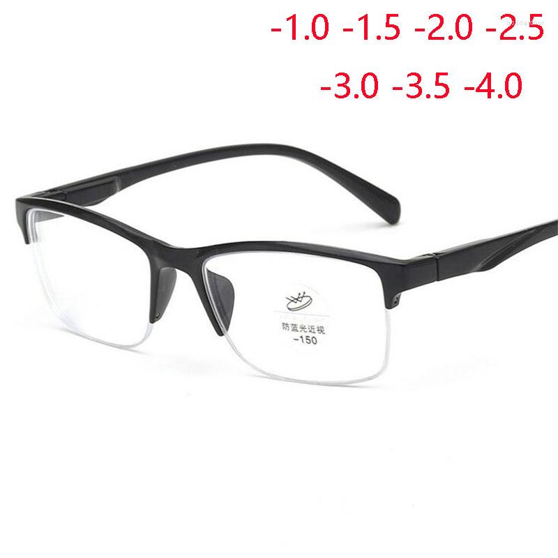Sunglasses Anti Blue Rays Half Rim Nearsighted Glasses Finished Literary Retro Square Myopes Lunettes Diopter Eyewear -1.0 -1.5 To -4.0
Sunglasses Anti Blue Rays Half Rim Nearsighted Glasses Finished Literary Retro Square Myopes Lunettes Diopter Eyewear -1.0 -1.5 To -4.0