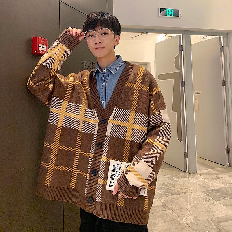 Men's Sweaters Cotton Cardigan Men's Warm Fashion Retro Casual Plaid Sweater Jacket Men Streetwear Loose Coat Mens Korean Clothes -2XL, Black
Men's Sweaters Cotton Cardigan Men's Warm Fashion Retro Casual Plaid Sweater Jacket Men Streetwear Loose Coat Mens Korean Clothes -2XL, Black