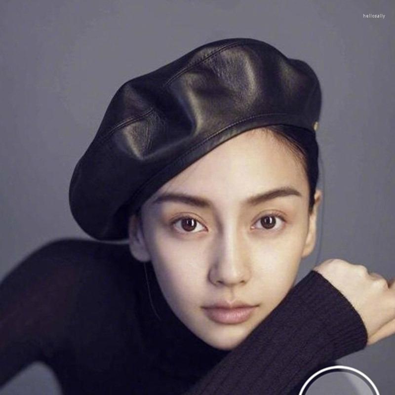 Berets Women Autumn Ainter Pu Leather Solid Hat Female Girls Outdoor Travel Beret Fashion Vintage French Baret, Black
Berets Women Autumn Ainter Pu Leather Solid Hat Female Girls Outdoor Travel Beret Fashion Vintage French Baret, Black
