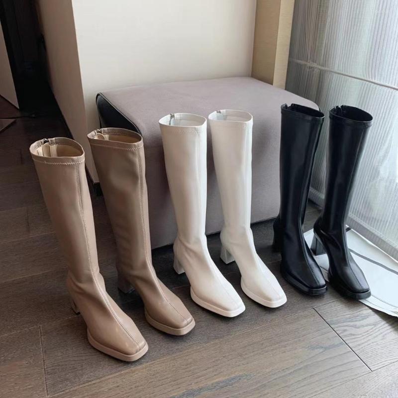Boots Fashion Women Knee High Sock Botas Thick Heels Square Toe Stretch Shoes Back Zipper Elegant Party Pumps Winter Autumn, Black
Boots Fashion Women Knee High Sock Botas Thick Heels Square Toe Stretch Shoes Back Zipper Elegant Party Pumps Winter Autumn, Black