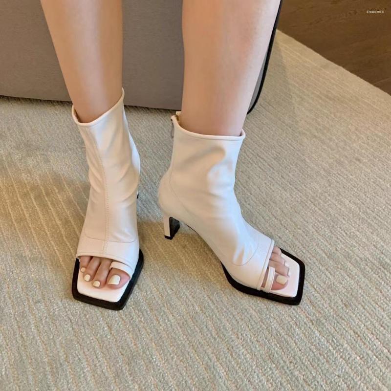 Boots 2022 Arrivals Women Ankle Clip Toe Stretch Shoes Thick High Heels Back Zipper Black White Green Gladiator Party Pumps
Boots 2022 Arrivals Women Ankle Clip Toe Stretch Shoes Thick High Heels Back Zipper Black White Green Gladiator Party Pumps