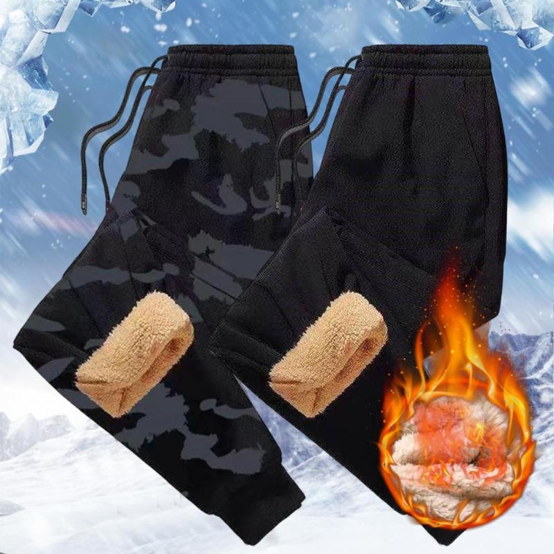 Men's Pants Sports Trousers Camouflage Plush Lining Loose Cold Proof Autumn Winter Drawstring Ankle Tied Sweatpants Streetwear, Cool black
Men's Pants Sports Trousers Camouflage Plush Lining Loose Cold Proof Autumn Winter Drawstring Ankle Tied Sweatpants Streetwear, Cool black