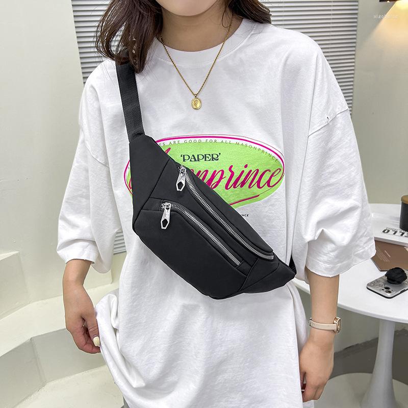 Waist Bags Women Chest Nylon Shoulder Crossbody Bag For Phone 2022 Korean Sports Fashion Student Hip Sack Fanny Pack Black
Waist Bags Women Chest Nylon Shoulder Crossbody Bag For Phone 2022 Korean Sports Fashion Student Hip Sack Fanny Pack Black