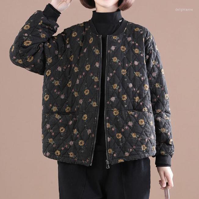 Women' Down Autumn Winter Style Korean Loose Large Size Retro Padded Jacket Thick Cotton And Linen Printed Women, Gray
Women' Down Autumn Winter Style Korean Loose Large Size Retro Padded Jacket Thick Cotton And Linen Printed Women, Gray