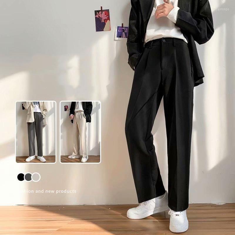 Men' Suits Men' & Blazers Summer Suit Pants Korean Trousers Men' Casual Solid Loose Wide Leg Fashion Button Pocket Straight, Black
Men' Suits Men' & Blazers Summer Suit Pants Korean Trousers Men' Casual Solid Loose Wide Leg Fashion Button Pocket Straight, Black
