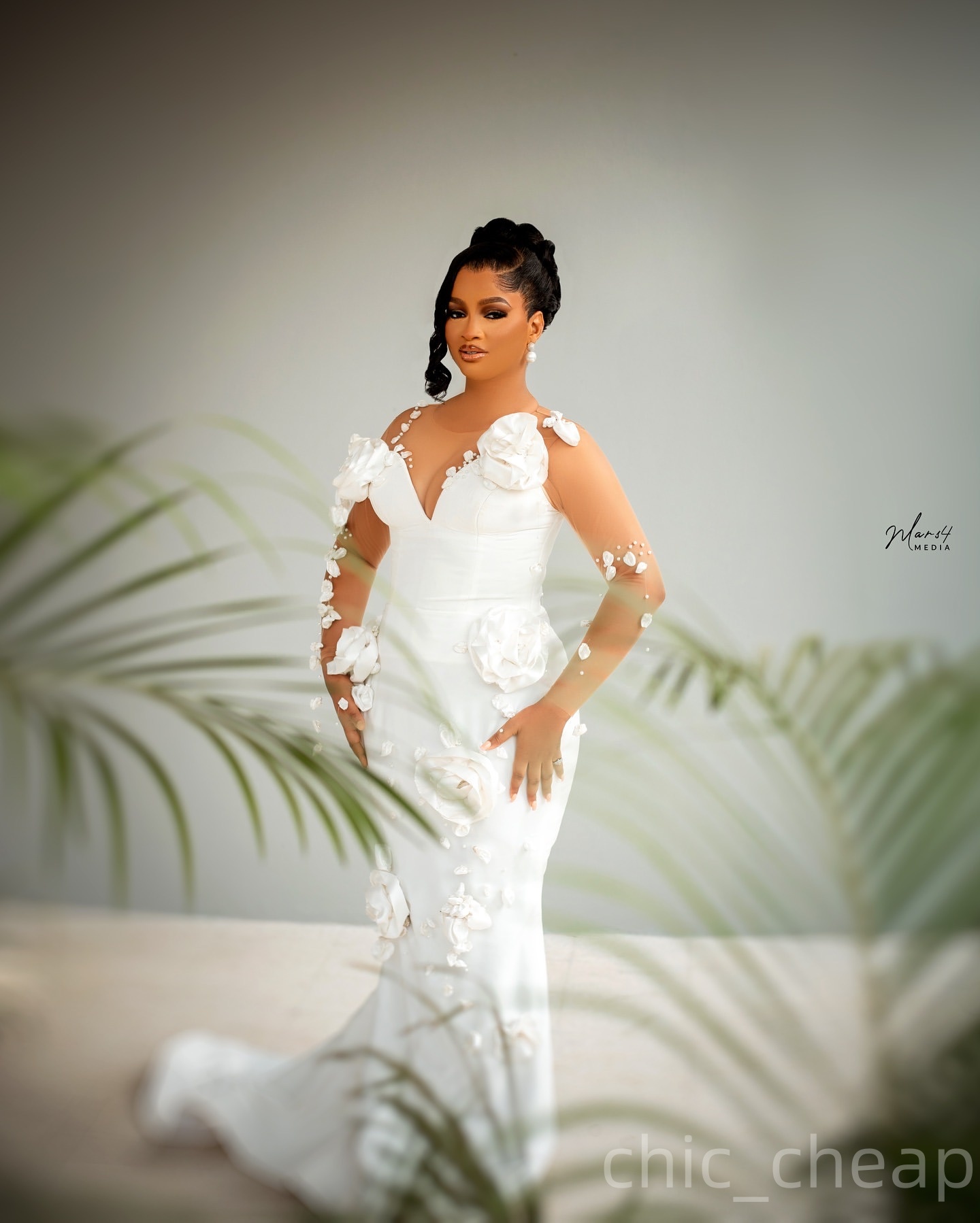 Aso Ebi Ivory Mermaid Prom Dresses 2025 Pearls Flowers Satin Stylish Evening Formal Party Second Birthday Engagement Gowns Plus Size Dress For Special