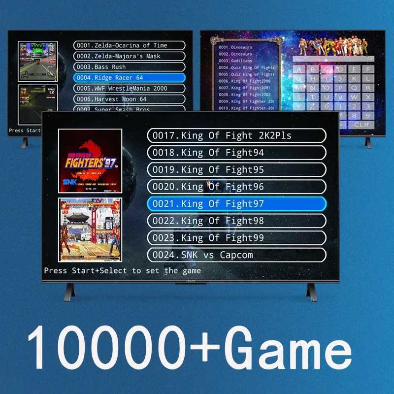 64GB TV Stick X2 Game TV Box with 10000 HD 8K games 5G WiFi highdefinition retro video game console wireless simulator PK Q9 Stick D250901