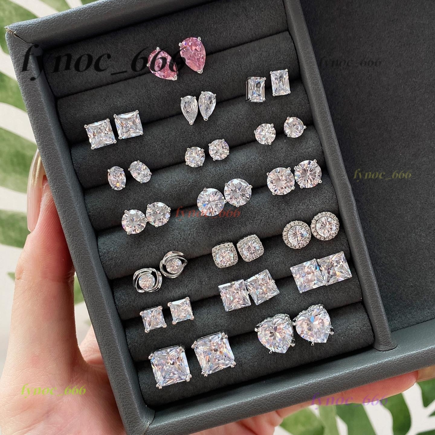 Classic Diamond Stud Earring 0.5ct 1ct 2ct 3ct 4ct VVS Moissanite 18k Gold Plated Silver Moissanite Stud Earring