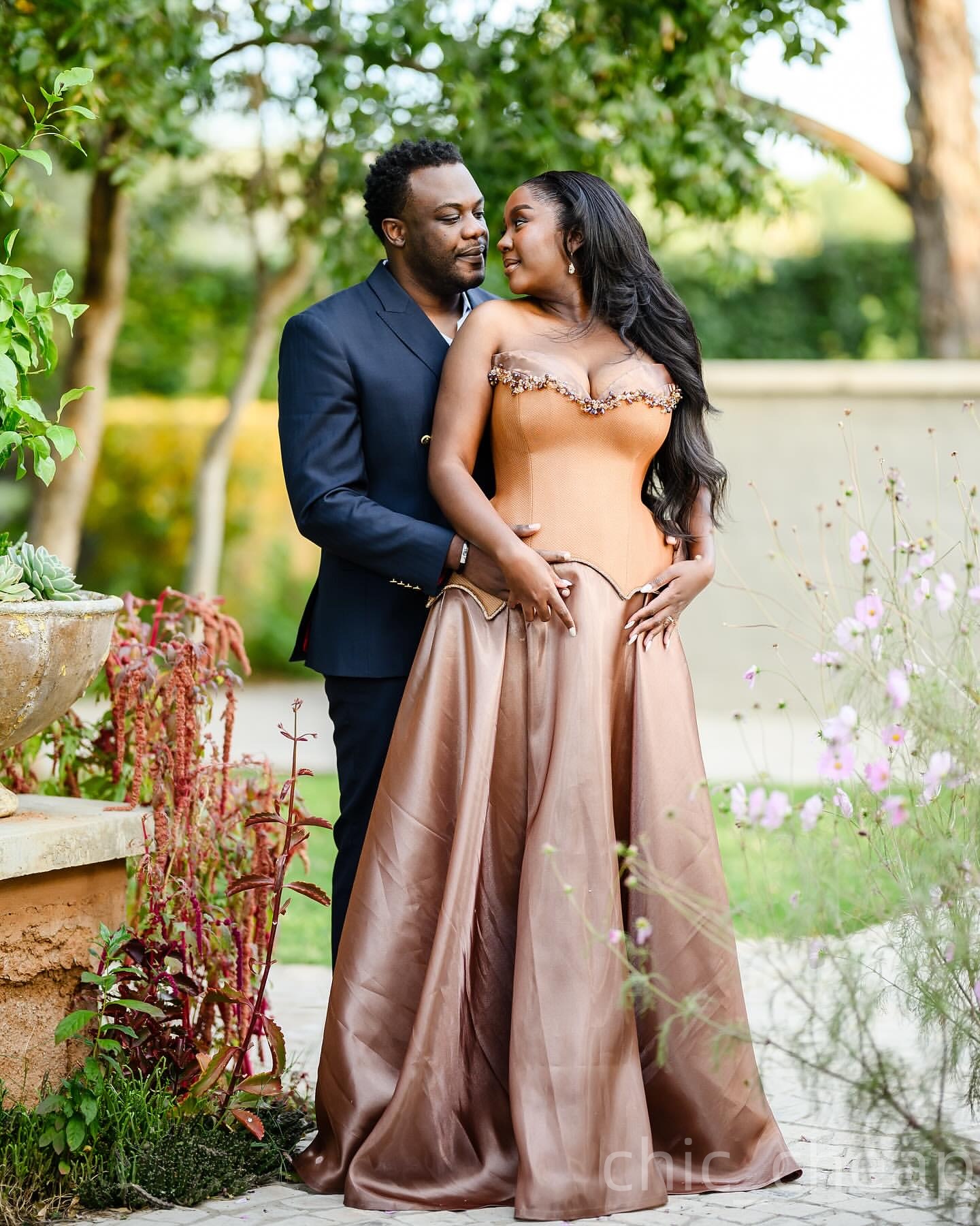 Aso Ebi Chocolate A-line Prom Dresses 2025 Crystals Elastic Satin Evening Formal Party Second Birthday Engagement Gowns Plus Size Dress For Special Oc