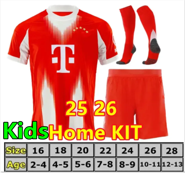 24 25 26 KANE BSTN soccer jerseys SANE BAYERNS Firstever MUNICH DANKE FRANZ GNABRY OLISE DAVIES KIMMICH football shirt SPECIAL 2025 2026 Kids uniforms