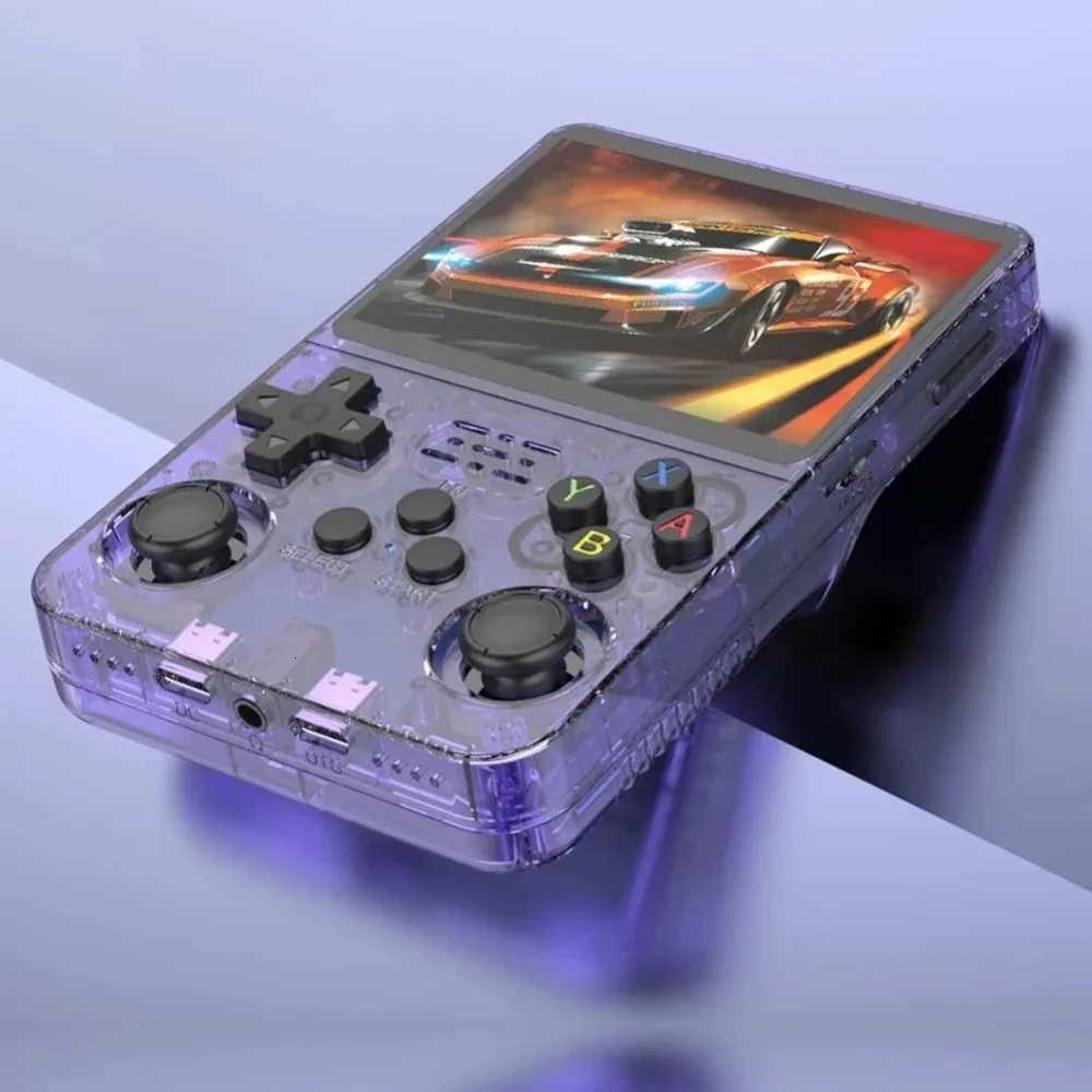 NEW R36S Mini Open Source Handheld 35 IPS Linux Retro Gaming Console 128G Preloaded Games Plug Play Starter H251218