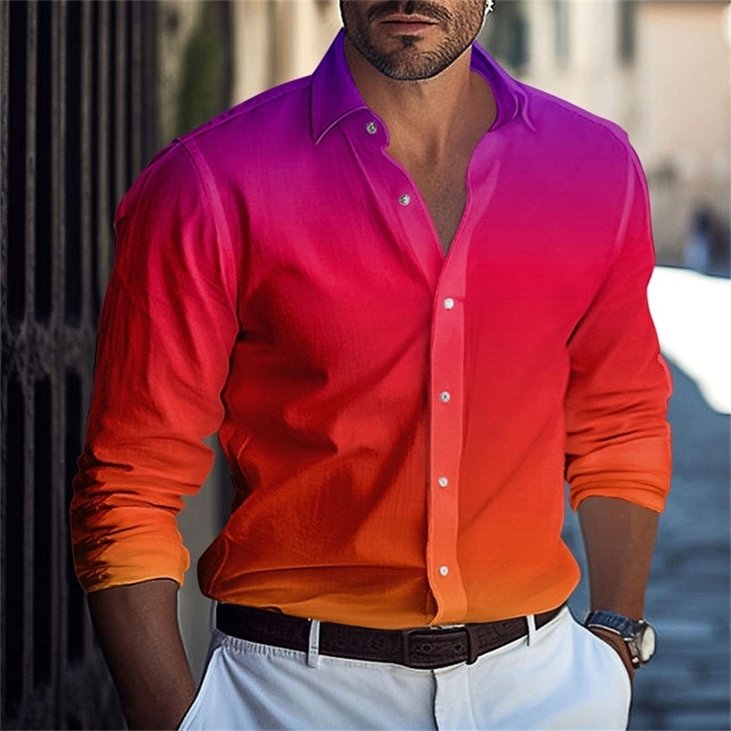 Mens casual shirt series red white black er casual wear soft comfortable fashion autumn and winter S5XL 250829