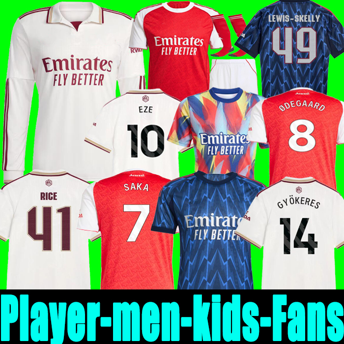 25 26 SAKA soccer jerseys Fans Player MARTINELLI 2025 football shirt Men Kids kit ODEGAARD Nwaneri SALIBA RICE HAVERTZ WOMAN CALAFIORI Lewis Skelly RAYA S-4XL
