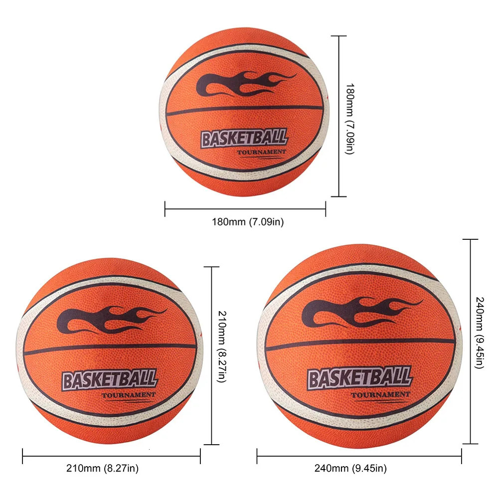 182124cm Silent Basketball HighResilience Training Foam Ball Size 357 No Noise Basketball for Various Indoor Activities 250901
