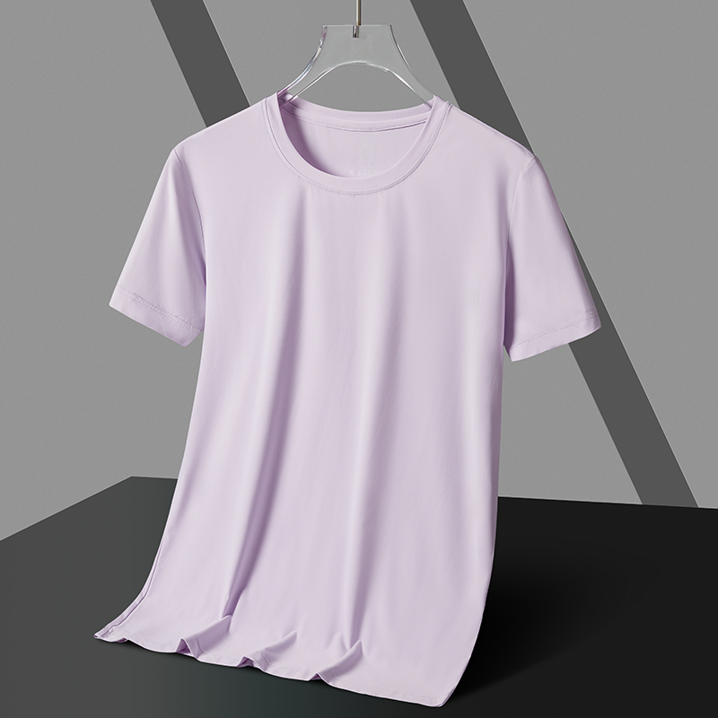couples ice cold round neck t shirt lightweight breathable moisture wicking for summer comfort