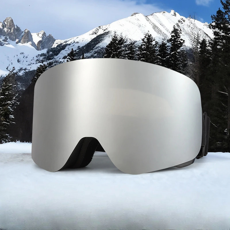 Outdoor Ski Goggles Men Snowboard Glasses Women Winter Snow Sunglasses UV400 Magnetic Attraction AntiFog Skiing Goggles 250901