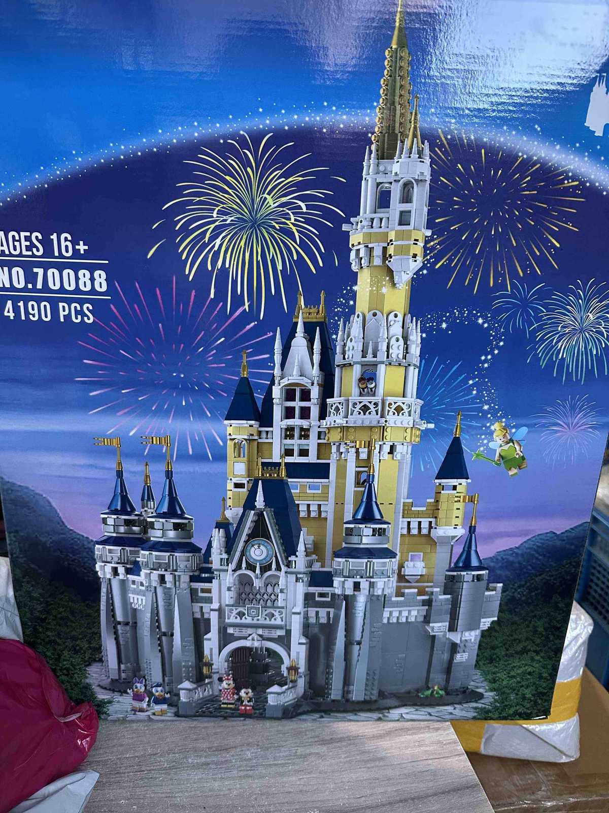 DISNEY 4837Pcs The Castle Princess Movie Model Bricks Building Blocks Creative Sets Adults Toys Christmas Gifts for Girls W20250630