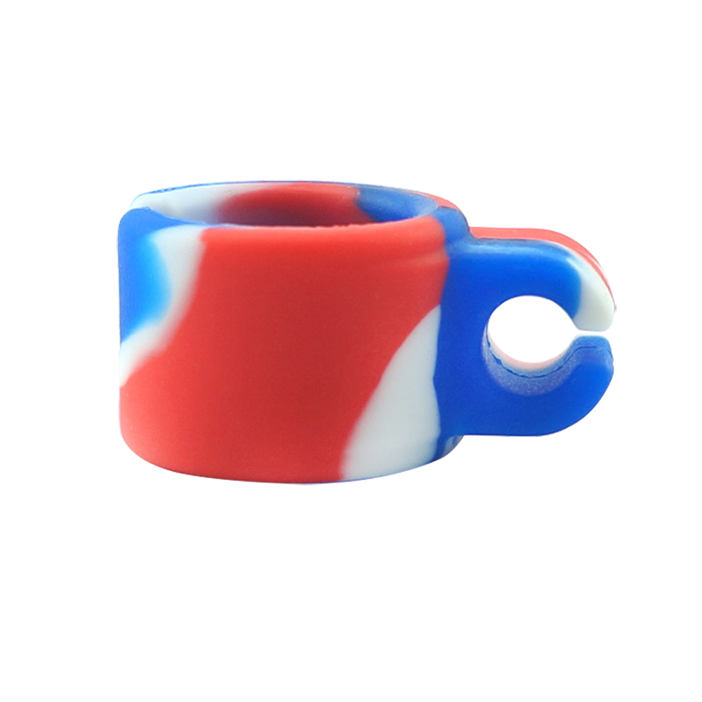 Colorful Silicone Cigarette Holder Ring - Portable, Non-Slip Finger Grip Clip for Smokers | Ideal for Gaming & Daily Use | Lightweight, Tobacco Regula