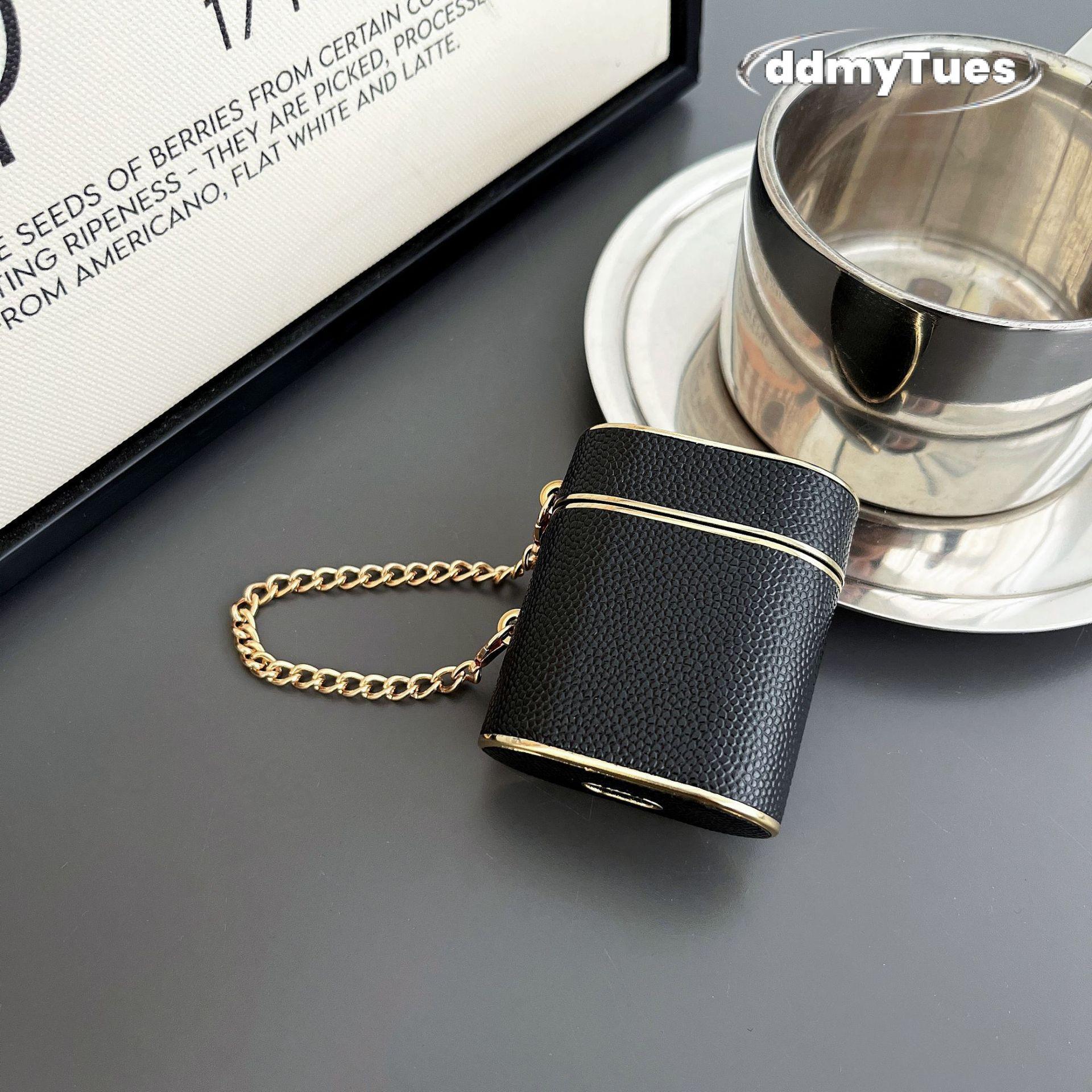 Xiaoxiangfeng Protective Electroplated Leather Apple Case (2/3) - Wireless Bluetooth Chain Earphone Accessories