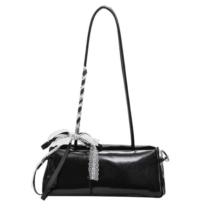 Fashionable Niche Simple Ballet Style Underarm Baguette Casual Chic Versatile High-end Single Shoulder Women's Bag