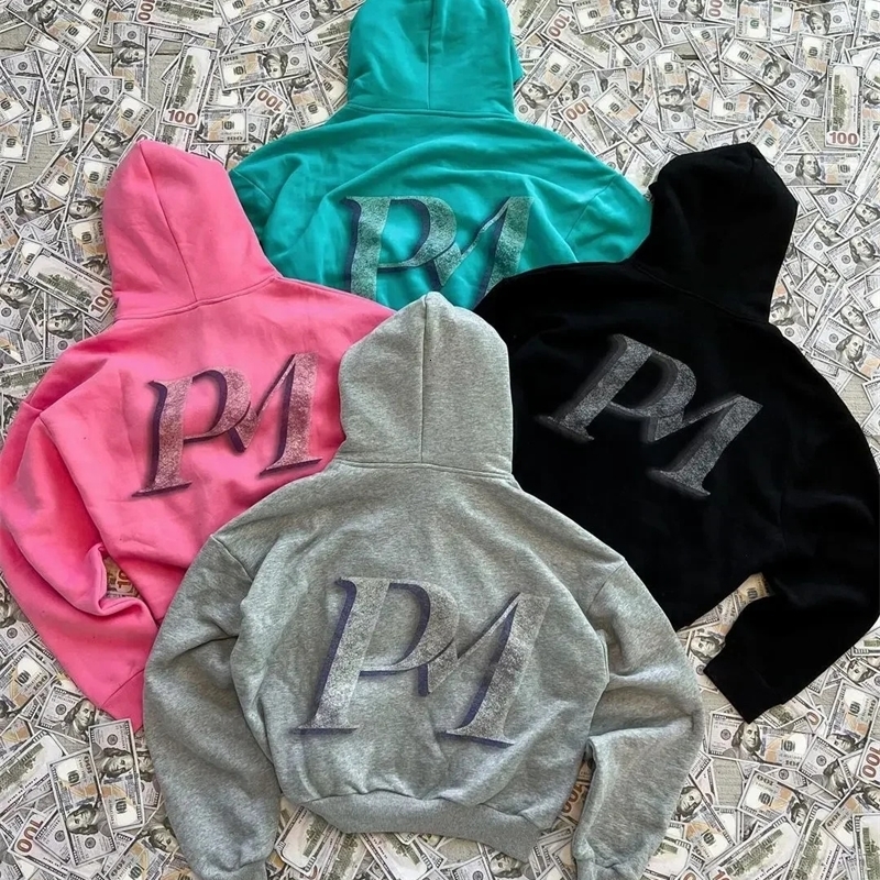 Autumn Y2K retro hoodies for men and women with printed personalized patterns style street hooded cardigan long sleeves 250904