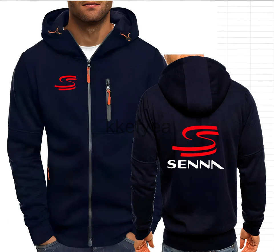 Ayrton Senna The King of Racing Mens Hoodies Sweatshirts Hoodie Fleece Men Hooded F1 Car Male Hoody Man Sweatshirt J250901