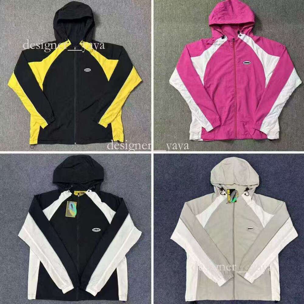 Corte Track Suits Designer Jackets Mens Track Suits Sets Long Sleeve Full-zip Sweatsuit Active Jackets Retro Track Jacket Athletic Hip Hop Outdoor Windproof Coat