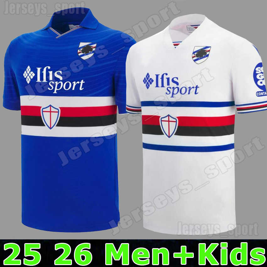 25 26 UC Sampdoria soccer jerseys LINETTY MARONI QUAGLIARELLA DAMSGAARD JANKTO TORREGROSSA YOSHIDA 2024 2025 GABBIADINI CAPUTO COLLEY AUGELLO football shirts