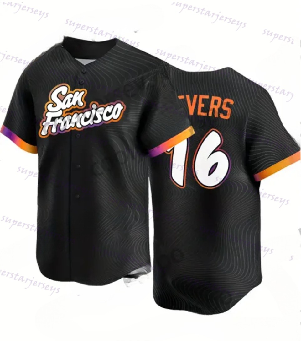 Custom Baseball Jersey Rafael Devers Willy Adames 51 Jung Hoo Lee Baseball Stitched Logan Webb Bailey Yastrzemski San Francisco999