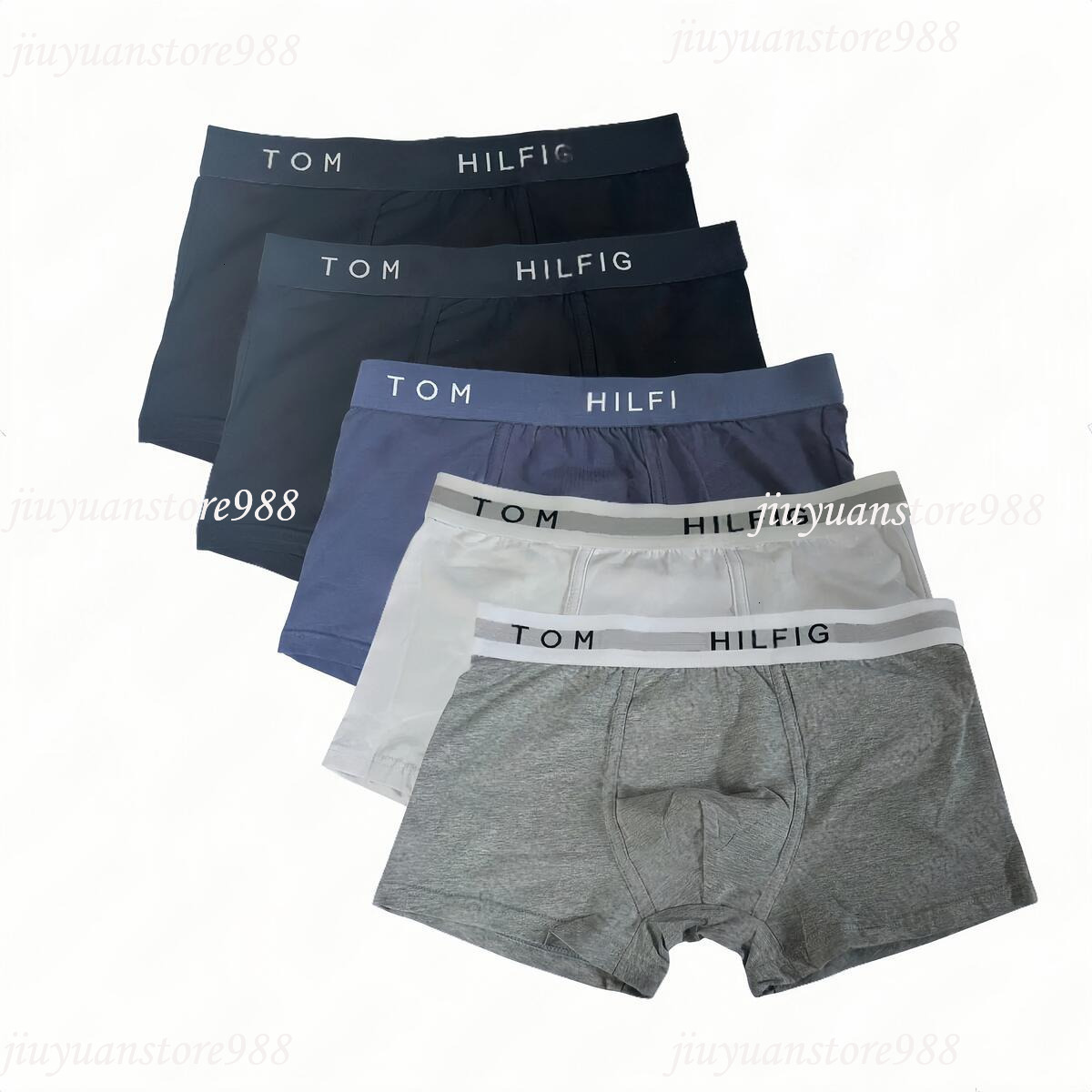 tommyly hilfigerrrrr Underwear tommyhilfigee man 5 pieces/Men's Boxers Fashion classic Designer Men's Boxers Cotton shorts Men's and women's boxers 5ec