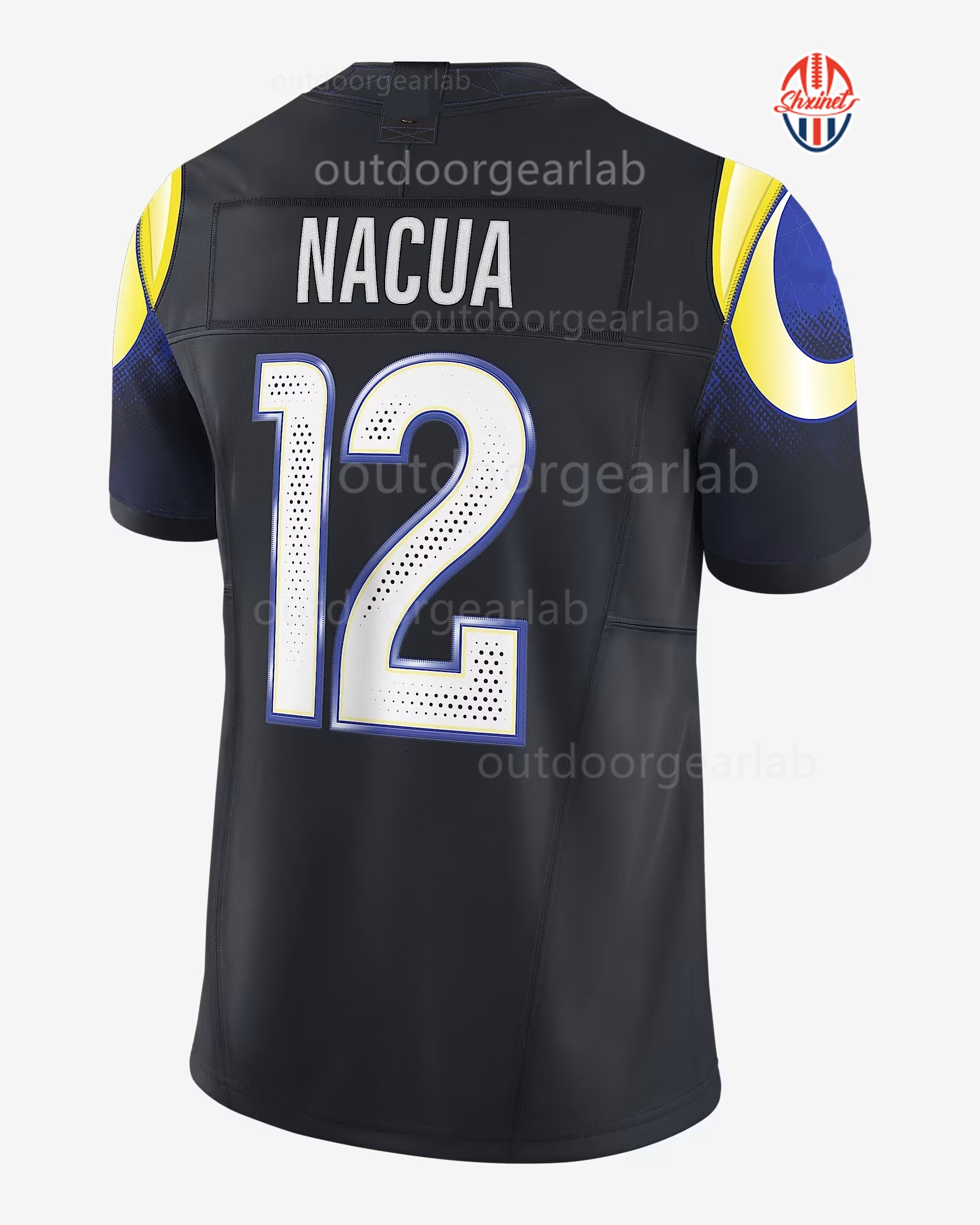 Custom 2025 Rivalries football jerseys Matthew Stafford Kyren Williams Aaron Donald Puka Nacua avante Adams Christian Rozeboom Jaylen