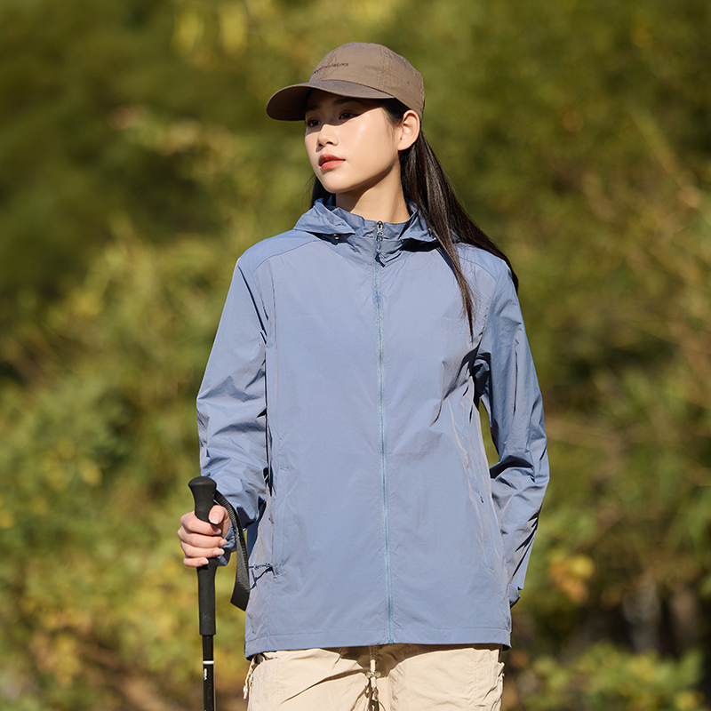 lightweight hooded sunscreen jacket for couples stay cool outdoors