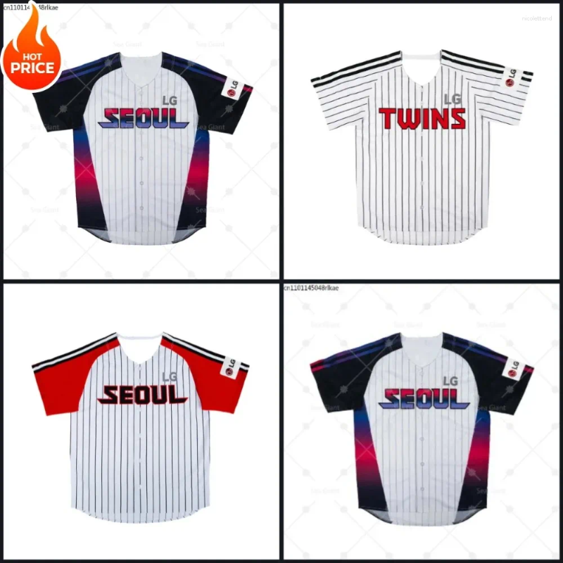 Men's T Shirts Baseball Man Women Casual Sport Shirt Comfort Fashion Clothes 2025 Arrive Summer Style LG Twins