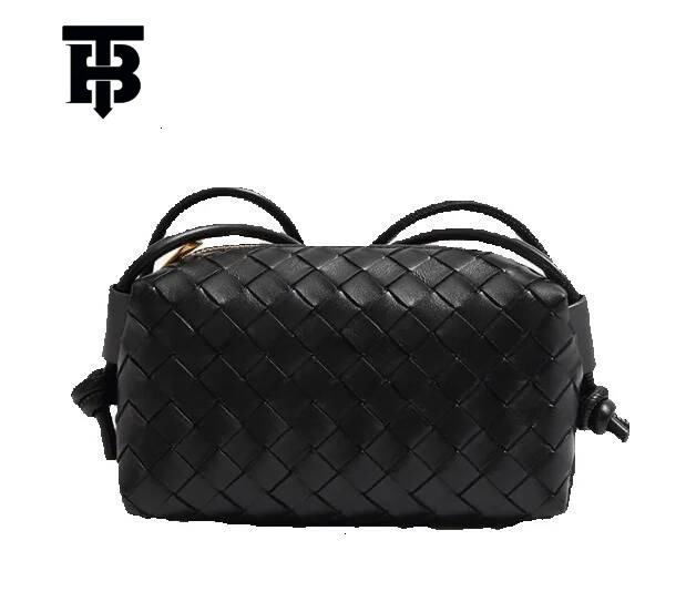 BHULAMTE Solid Color Woven Shoulder Fashion Trend Square Mini Handbag Designer Luxury Casual Crossbody Bag Free Shipping XJ260206