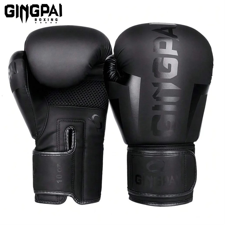 6 8 10 12oz Boxing Gloves PU Leather Muay Thai Guantes De Boxeo Free Fight MMA Sandbag Training Glove For Men Women 250901