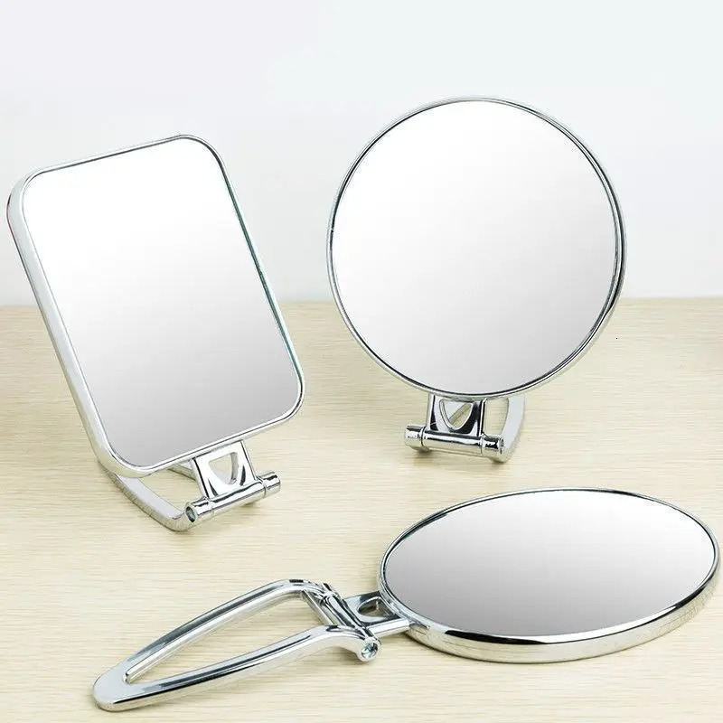 Folding Mirror for Desk Beauty Double Sided Pocket Handheld Mirror Pocket Magnifying Portable Vanity Makeup Mirror Tabletop