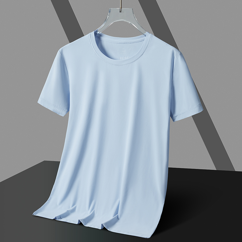 couples ice cold round neck t shirt lightweight breathable moisture wicking for summer comfort