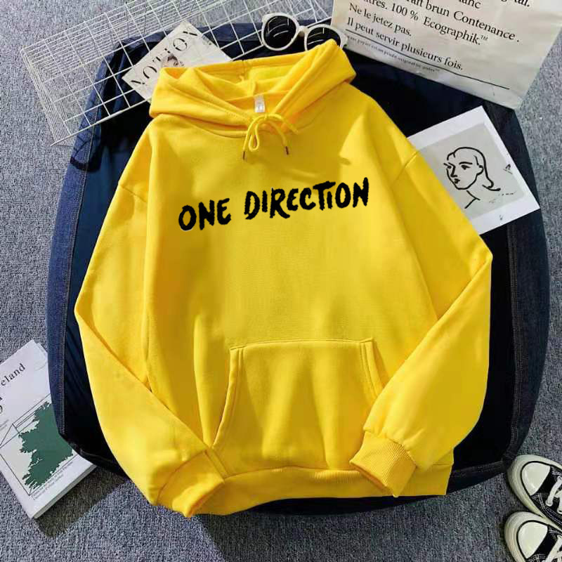 2025 New Fleece-Lined Hoodie Sweatshirt Fall/Winter Couple's Tops Loose Fit Letter Print - CJ2209L22