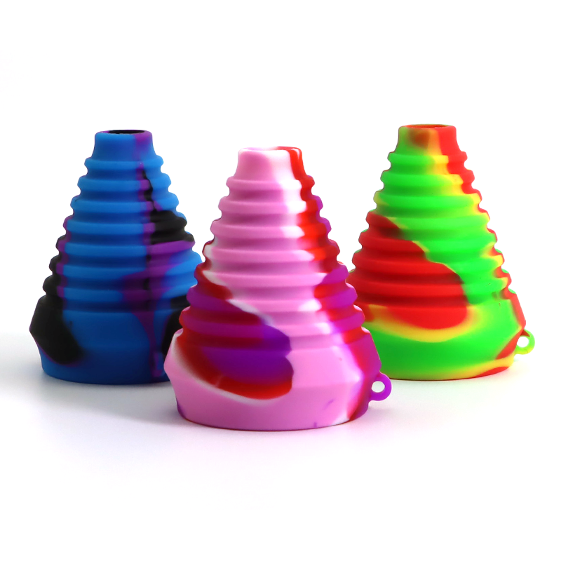 Silicone Smoking Pipes Nozzle,Tobacco bong Nozzle,Funnel MouthPiece Filter Suction Nozzle Water bong Accessories,Silicone bongs pipes filter