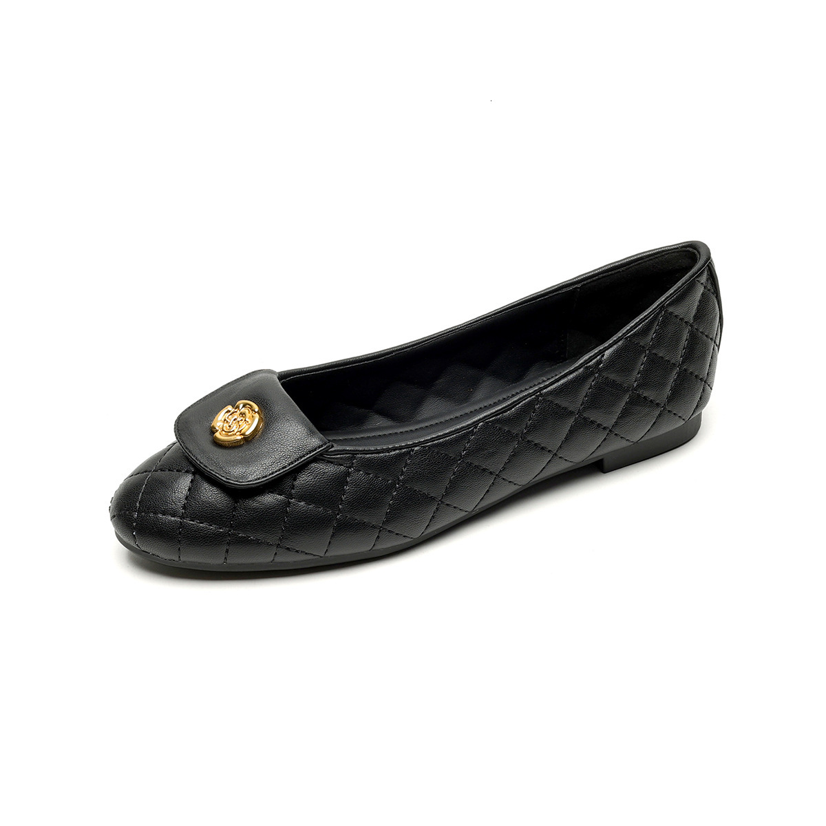 Commuting Flat Shoes Summer And Autumn Women's Shallow Mouth Single Shoes Soft Sole Butterfly Bow Single Shoes Round Toe Summer And Autumn Design